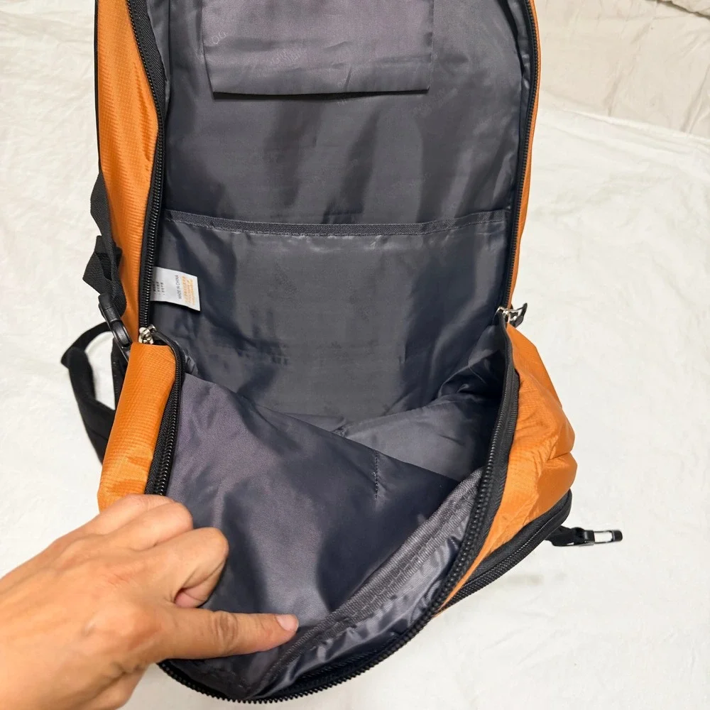 Drun City‎ Walk Hiking Backpack Orange Black Outdoor Travel Daypack 1004H New
